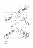 CROSS SHAFT for Yamaha GRIZZLY 2016