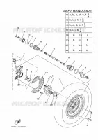 FRONT WHEEL for Yamaha GRIZZLY 2016