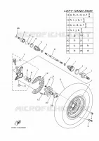 FRONT WHEEL for Yamaha GRIZZLY 2016