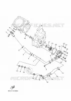 WATERPUMP / HOSES for Yamaha GRIZZLY 2016