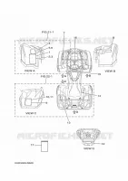 STICKER / LABEL 1 for Yamaha GRIZZLY 2016