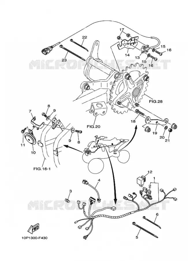 ELECTRICAL 2 Yamaha QUAD 350 2010 RAPTOR  YFM350R