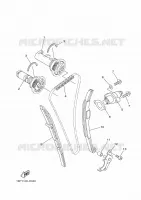 CAMSHAFT / TIMING CHAIN for Yamaha YFZ450R 2009
