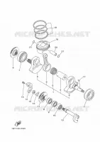 CRANKSHAFT / PISTON for Yamaha YFZ450R 2009