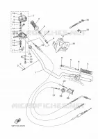 HANDLEBAR & CABLES for Yamaha YFZ450R 2009