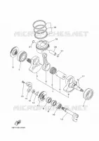 CRANKSHAFT / PISTON for Yamaha YFZ450R 2009