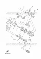 GEAR SHIFT SELECTOR DRUM / FORKS for Yamaha YFZ450R 2009