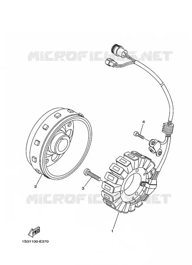 IGNITION Yamaha QUAD 700 2011 RAPTOR  YFM700R
