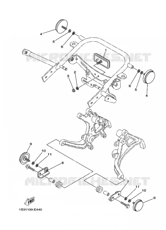 ELECTRICAL 2 Yamaha QUAD 700 2012 RAPTOR  YFM700R