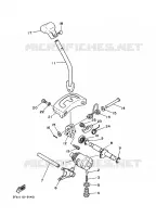 GEAR SHIFT SELECTOR DRUM / FORKS for Yamaha GRIZZLY 2005