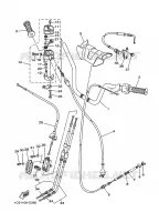 HANDLEBAR & CABLES for Yamaha GRIZZLY 2005
