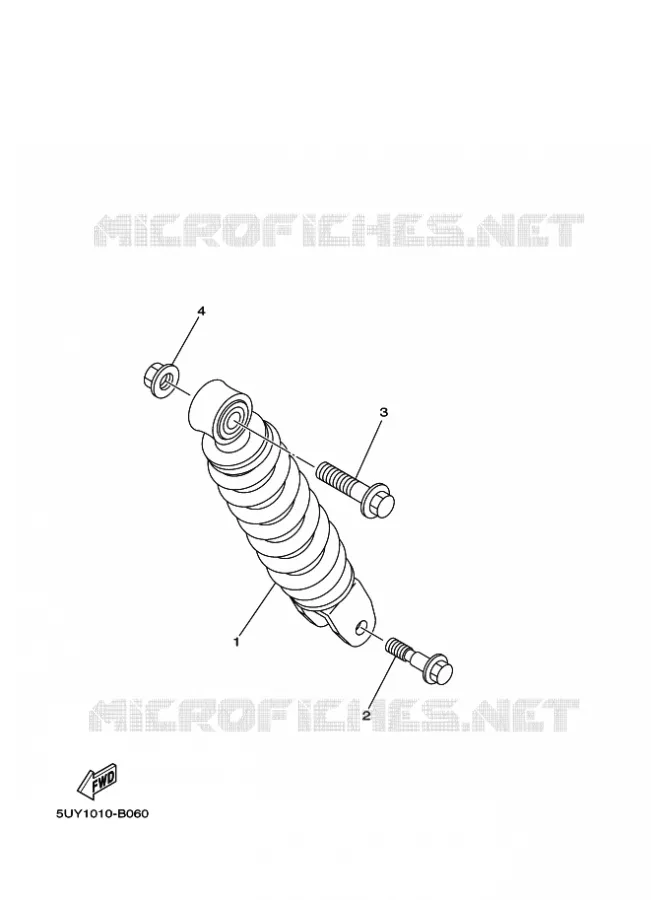 SWINGARM / SHOCK ABSORBER Yamaha SCOOTER ELECTRIC 2011 ED06  EC-03