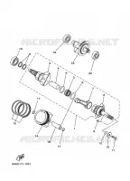 CRANKSHAFT / PISTON for Yamaha GRIZZLY 2014