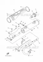 EXHAUST for Yamaha GRIZZLY 2014
