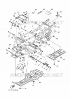 FRAME for Yamaha GRIZZLY 2014