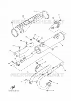 EXHAUST for Yamaha GRIZZLY 2015