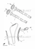 CAMSHAFT / TIMING CHAIN for Yamaha XJ6 2014
