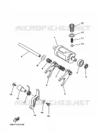 GEAR SHIFT SELECTOR DRUM / FORKS for Yamaha GRIZZLY 2007