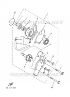 WATERPUMP / HOSES for Yamaha GRIZZLY 2007