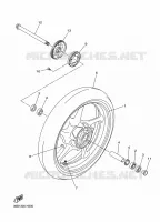 FRONT WHEEL for Yamaha XJ6 2014