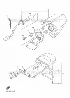TAIL LIGHT for Yamaha XJ6 2014