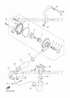 WATERPUMP / HOSES for Yamaha XJ6 2014