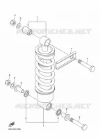 REAR SHOCK ABSORBER for Yamaha XJ6 2014