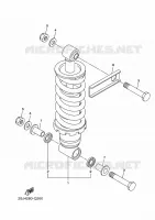 REAR SHOCK ABSORBER for Yamaha XJ6 2016