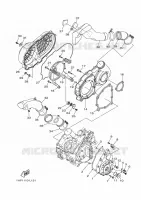 COVER   ENGINE 1 for Yamaha GRIZZLY 2014