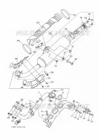 EXHAUST for Yamaha GRIZZLY 2014