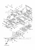 FRAME for Yamaha GRIZZLY 2014