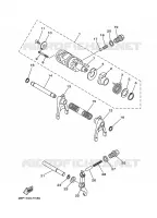 GEAR SHIFT SELECTOR DRUM / FORKS for Yamaha GRIZZLY 2014