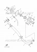 WATERPUMP / HOSES for Yamaha GRIZZLY 2014