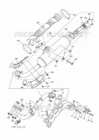EXHAUST for Yamaha GRIZZLY 2015