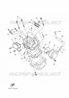 CYLINDER HEAD  for Yamaha GRIZZLY 2015
