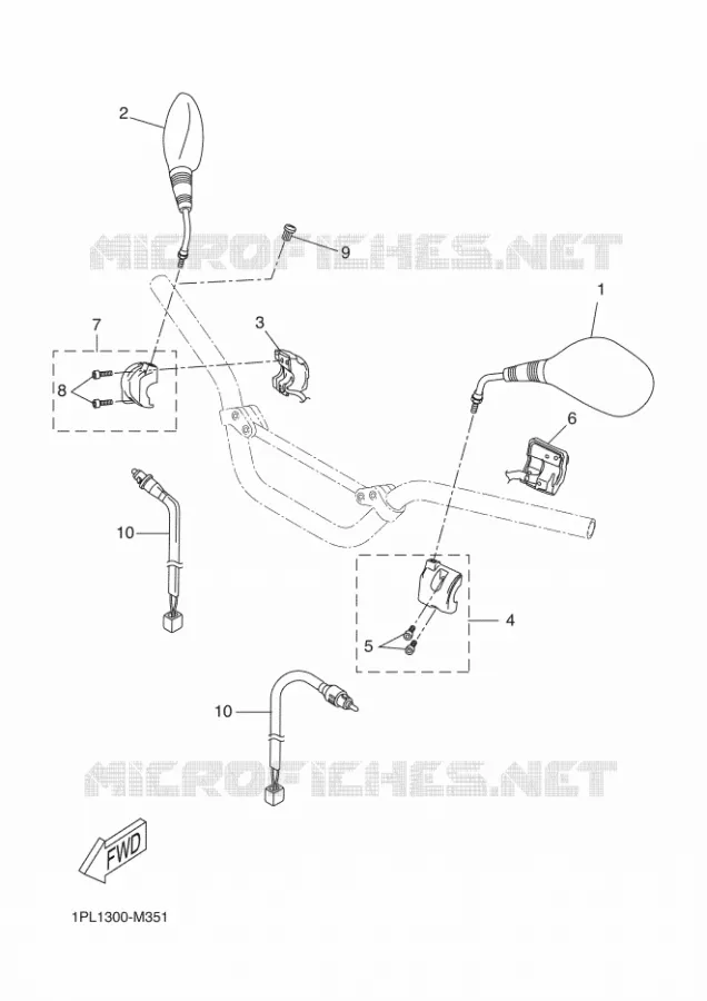 SWITCH / LEVER Yamaha SCOOTER 50 2016 NITRO  NS50N