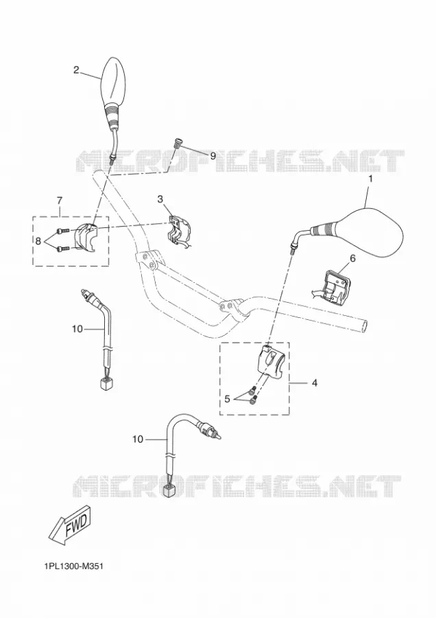 SWITCH / LEVER Yamaha SCOOTER 50 2016 NITRO  NS50N