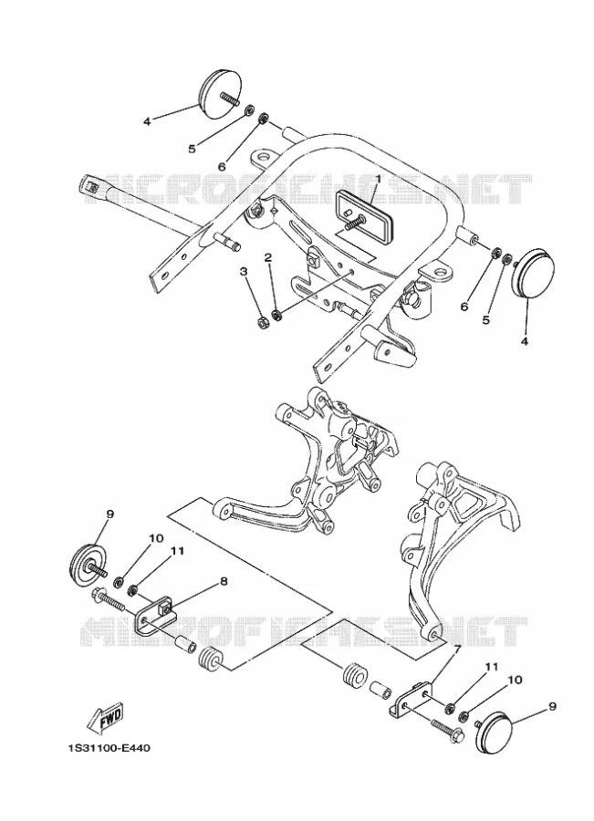 ELECTRICAL 2 Yamaha QUAD 700 2008 RAPTOR  YFM700R