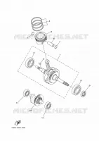 CRANKSHAFT / PISTON for Yamaha GRIZZLY 2013