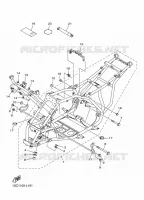 FRAME for Yamaha GRIZZLY 2013