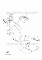 HANDLEBAR & CABLES for Yamaha GRIZZLY 2013