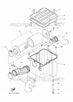 INTAKE for Yamaha GRIZZLY 2013