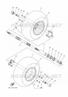 REAR WHEEL for Yamaha GRIZZLY 2013