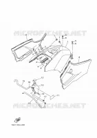 SIDE COVER for Yamaha GRIZZLY 2013