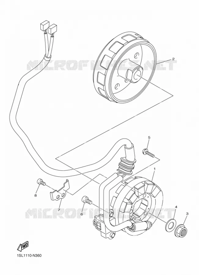 IGNITION Yamaha MOTO 250 2017 YZF  YZ250F