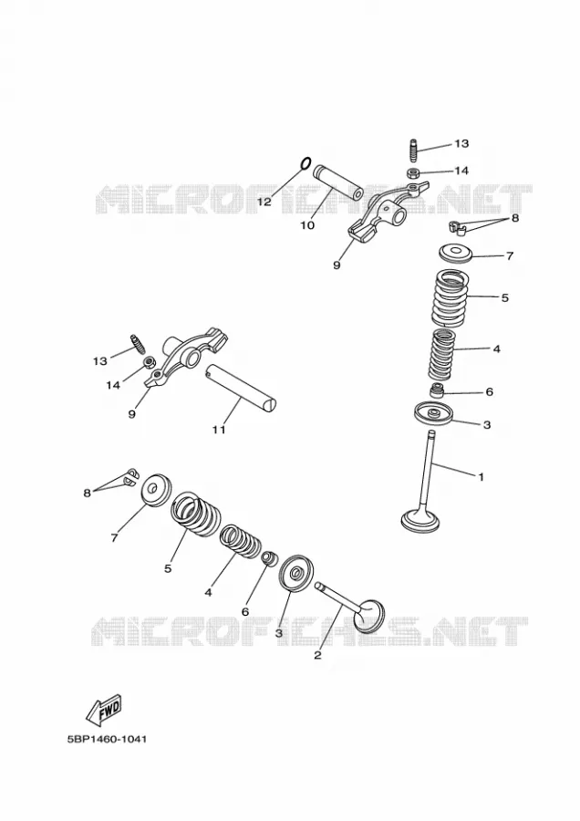 VALVE Yamaha MOTO 250 2016 XT  XT250