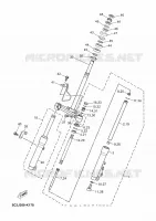FRONT FORK for Yamaha OVETTO 4T UBS 2012