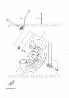 FRONT WHEEL for Yamaha OVETTO 4T UBS 2012