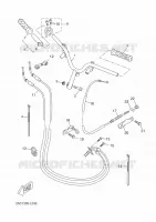 HANDLEBAR & CABLES for Yamaha OVETTO 4T UBS 2012