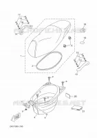 SEAT for Yamaha OVETTO 4T UBS 2012